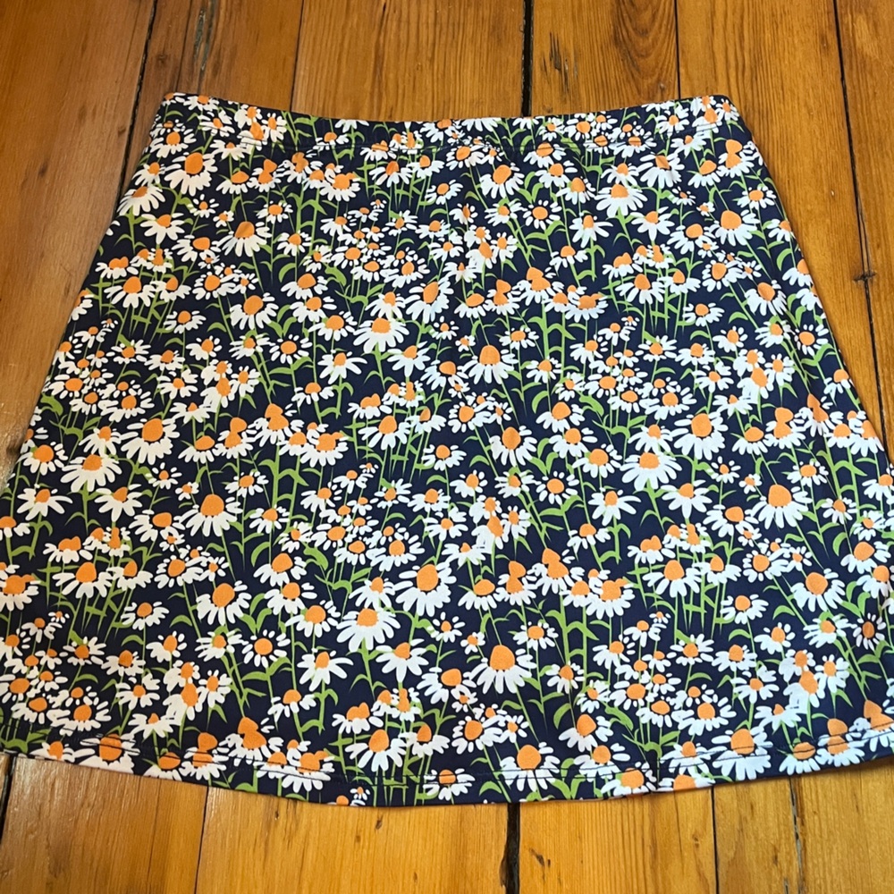 Lesley Evers Lottie skort in Echinacea print